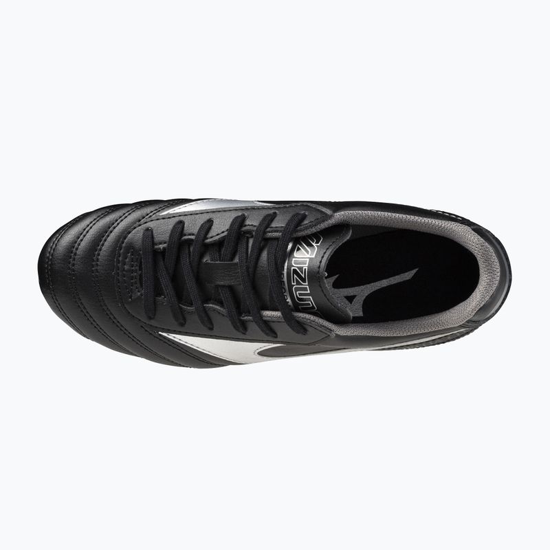 Кросівки футбольні дитячі Mizuno Morelia II Club AG black/galaxy silver/dark shadow 5
