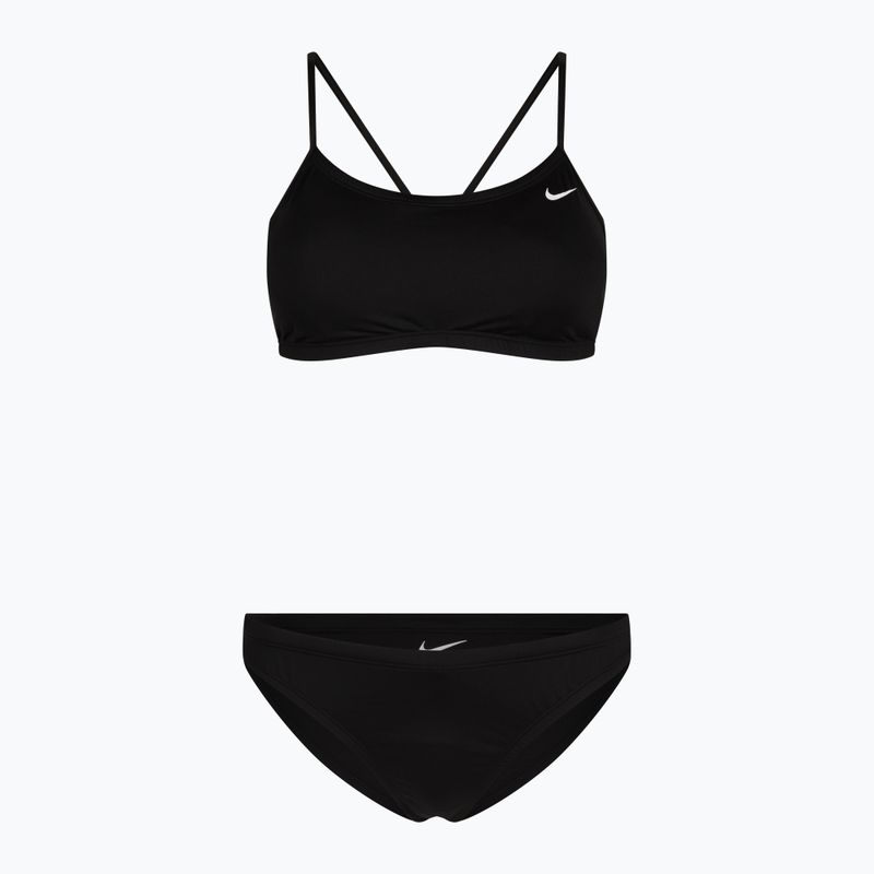 Купальник роздільний жіночий Nike Essential Sports Bikini чорний NESSA211-001