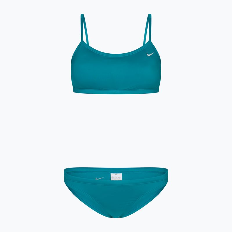 Купальник роздільний жіночий Nike Essential Sports Bikini світло-голубий  NESSA211-345