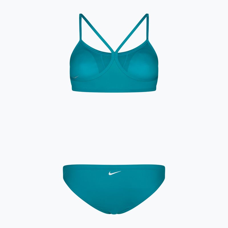 Купальник роздільний жіночий Nike Essential Sports Bikini світло-голубий  NESSA211-345 2