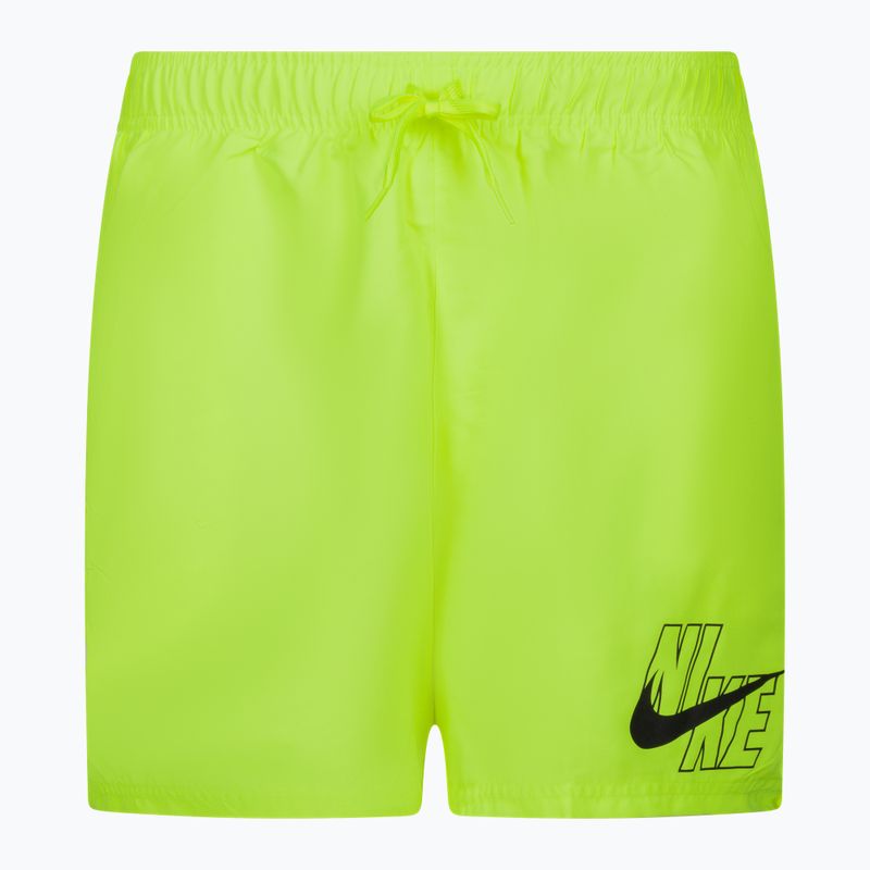 Шорти для плавання чоловічі Nike Logo Solid 5" Volley жовті NESSA566-737