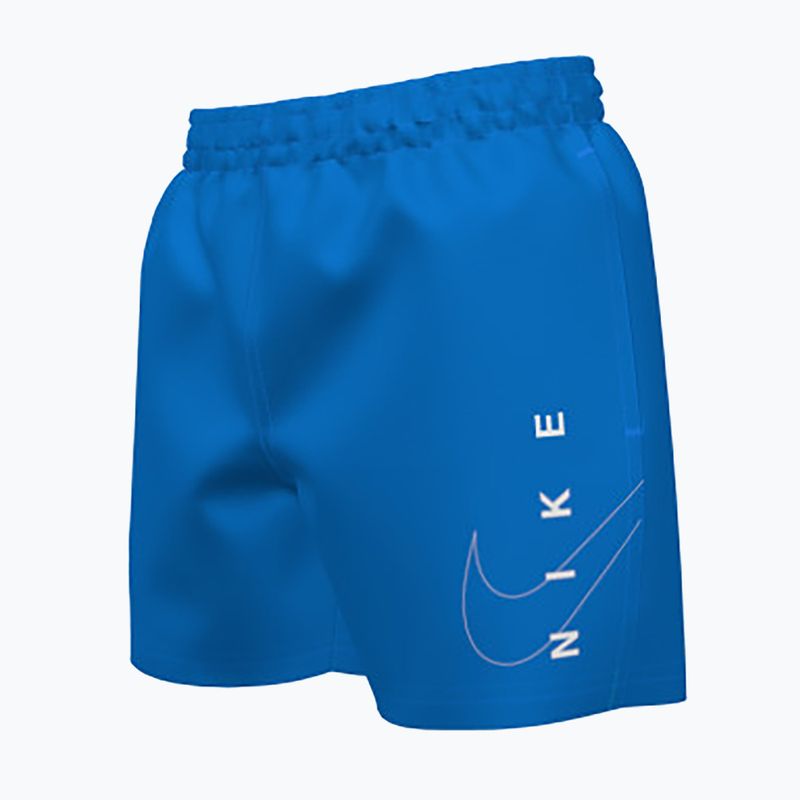 Шорти для купання дитячі Nike Split Logo 4" Volley photo blue 5