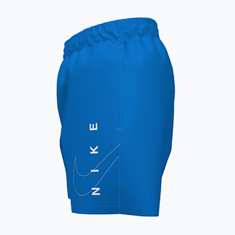 Шорти для купання дитячі Nike Split Logo 4" Volley photo blue 7