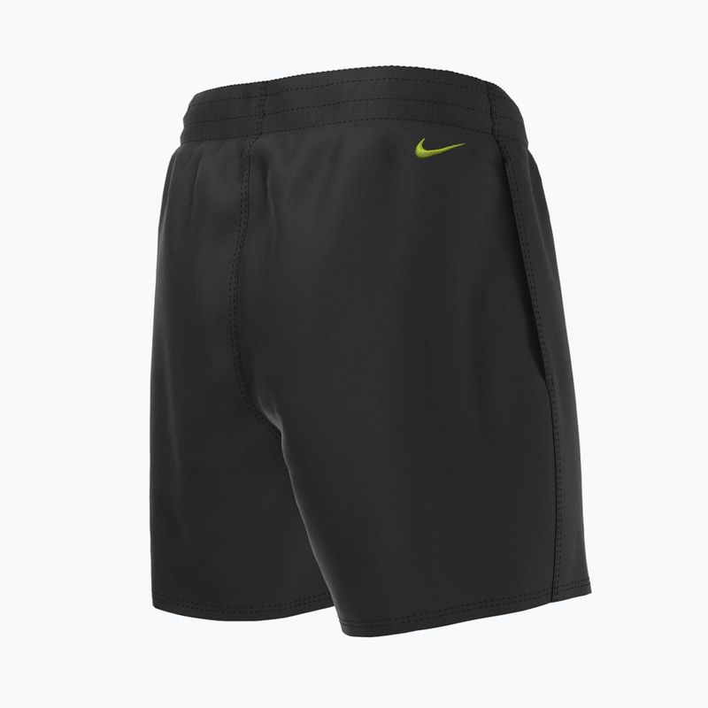 Шорти для плавання дитячі Nike Split Logo 4" Volley чорні NESSC786-001 7