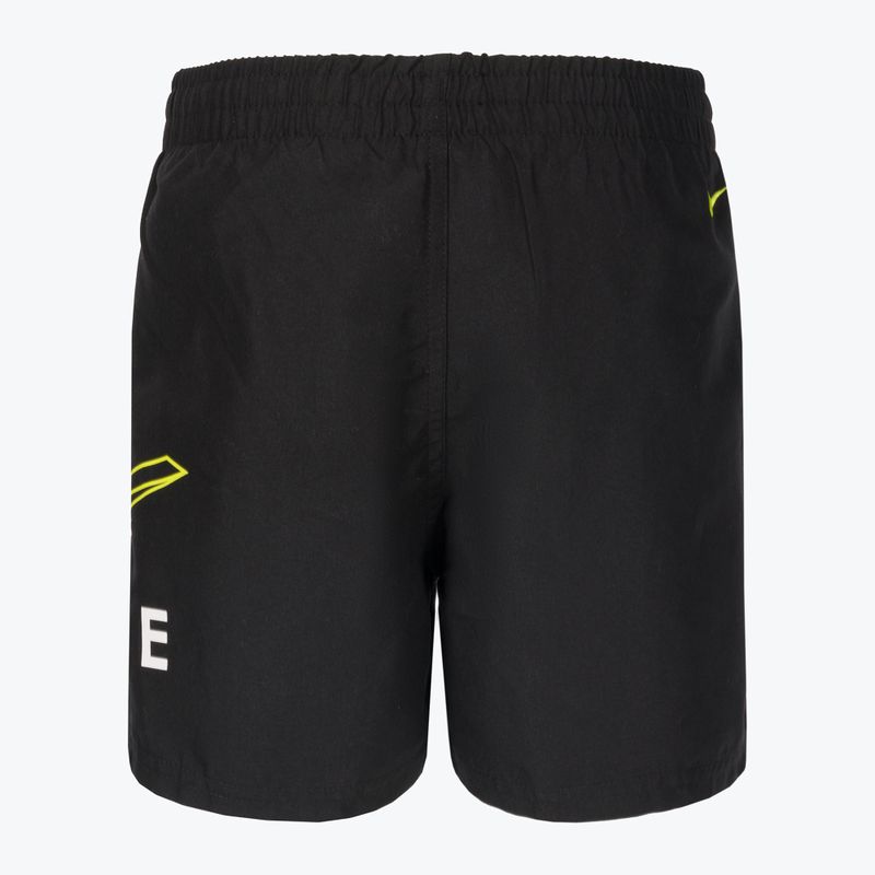 Шорти для плавання дитячі Nike Split Logo 4" Volley чорні NESSC786-001 2
