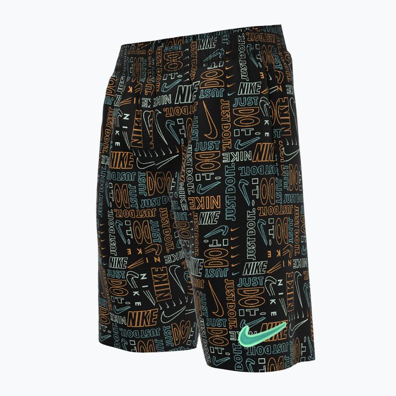 Шорти для плавання дитячі Nike Logo Mashup 8" Volley чорні NESSC791-001 4