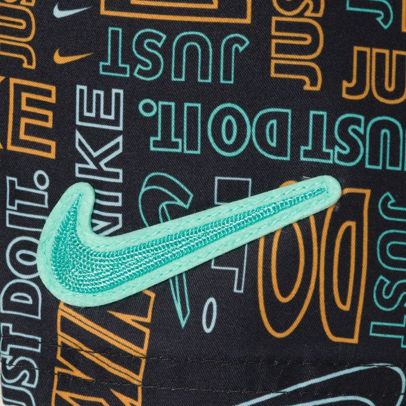 Шорти для плавання дитячі Nike Logo Mashup 8" Volley чорні NESSC791-001 3