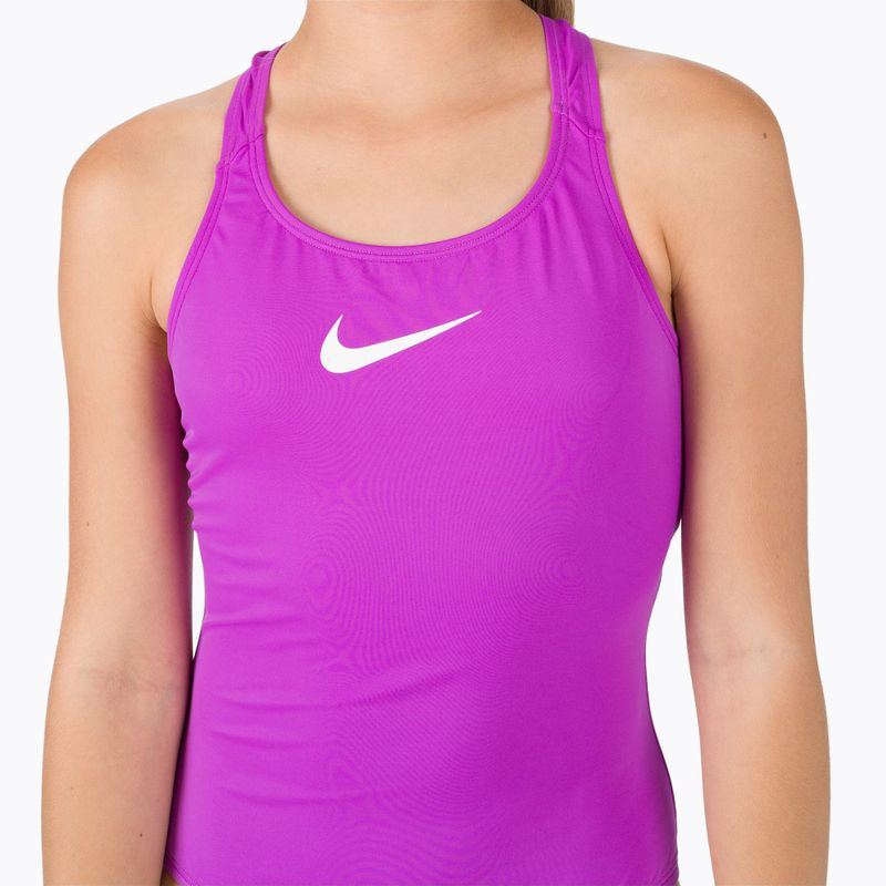 Купальник суцільний дитячий  Nike Essential Racerback фіолетовий NESSB711-511 4