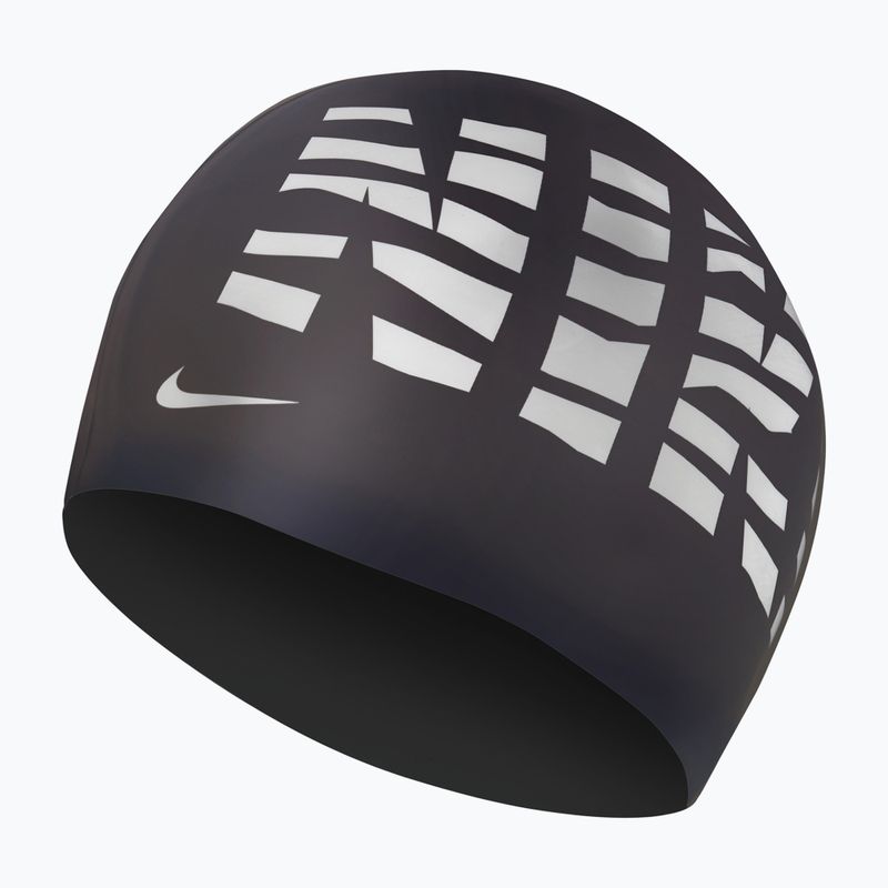 Шапочка для плавання Nike Wave Stripe Graphic 3 чорна NESSC160-001 2