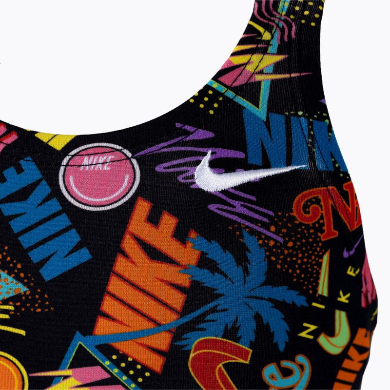 Купальник суцільний дитячий  Nike Multiple Print Fastback кольоровий NESSC755-737 3