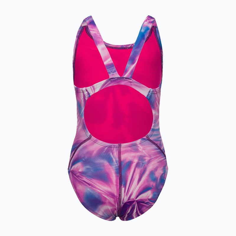 Купальник суцільний дитячий  Nike Multiple Print Fastback кольоровий NESSC755-989 2