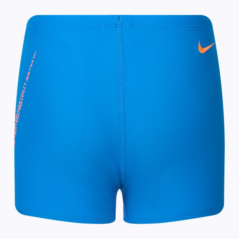 Плавки дитячі Nike Jdi Swoosh Aquashort блакитні NESSC854-458 2