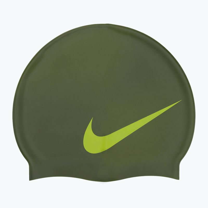 Шапочка для плавання Nike Big Swoosh зелена NESS8163-391