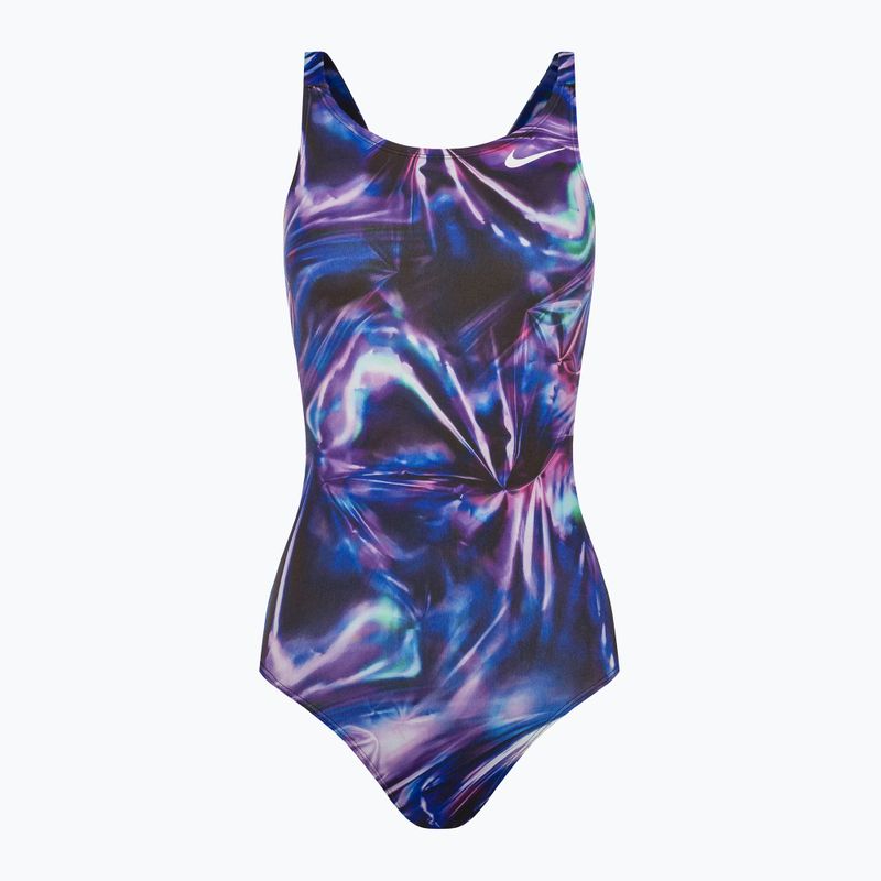 Купальник суцільний жіночий Nike Multiple Print Fastback кольоровий NESSC010-990 5
