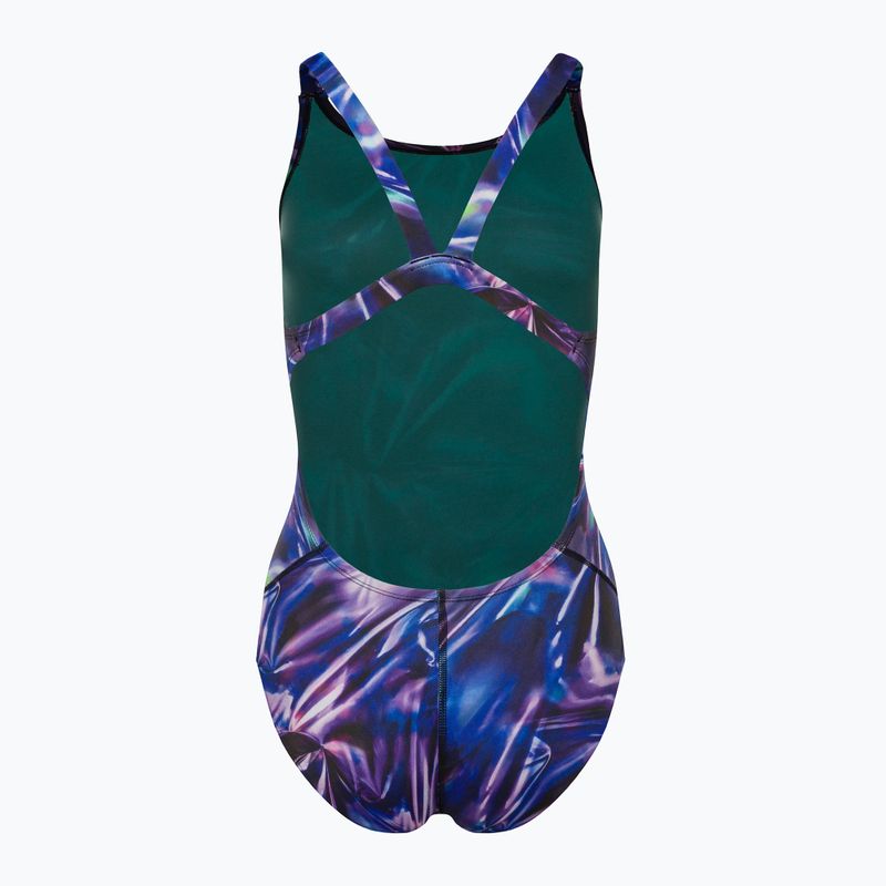 Купальник суцільний жіночий Nike Multiple Print Fastback кольоровий NESSC010-990 6