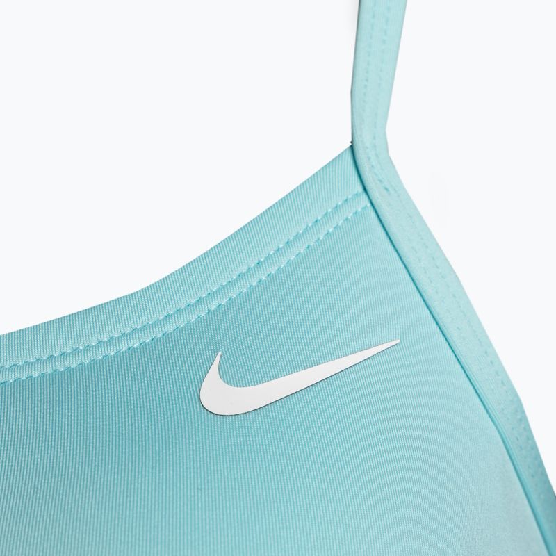 Купальник роздільний жіночий Nike Essential Sports Bikini блакитний NESSA211-437 3