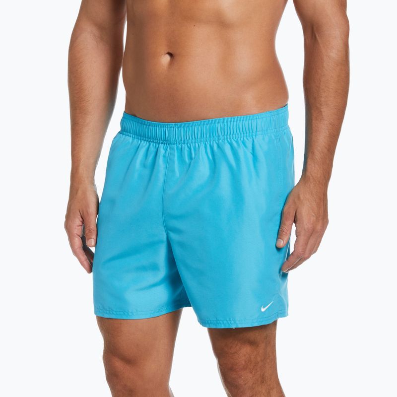 Шорти для плавання чоловічі Nike Essential 5" Volley блакитні NESSA560-445
