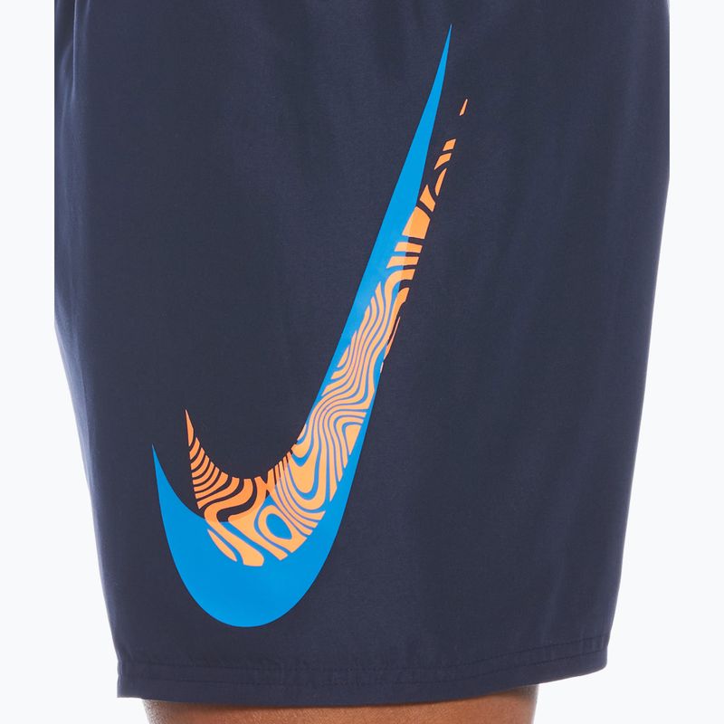 Шорти для плавання чоловічі Nike Liquify Swoosh 5" Volley сині NESSC611-440 3