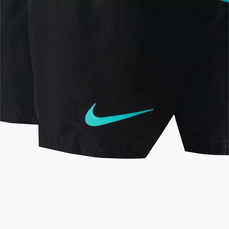 Шорти для плавання чоловічі Nike Split 5" Volley блакитно-чорні NESSB451-339 3