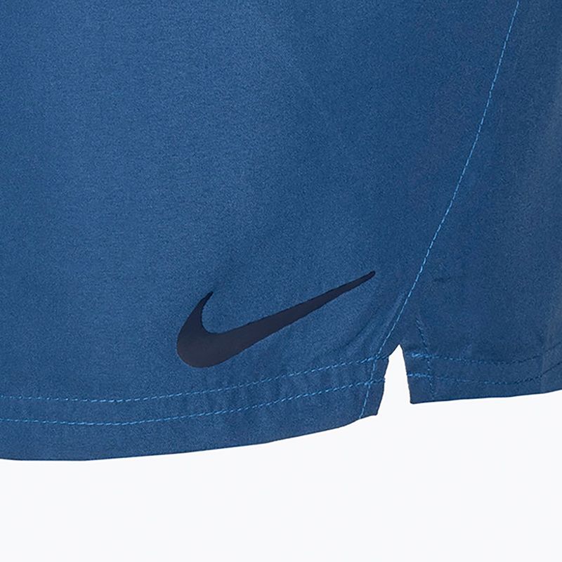 Шорти для плавання чоловічі Nike Split 5" Volley синьо-блакитні NESSB451-444 4