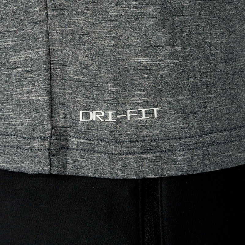 Футболка тренувальна чоловіча Nike Heather чорна NESSB658-001 6