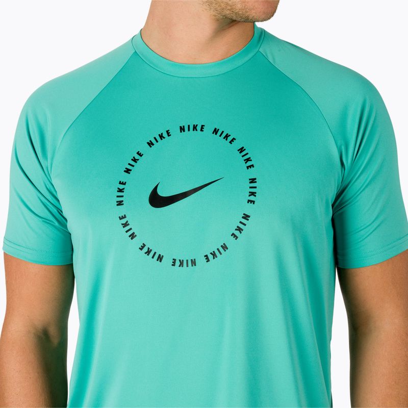 Футболка тренувальна чоловіча Nike Ring Logo бірюзова NESSC666-339 7
