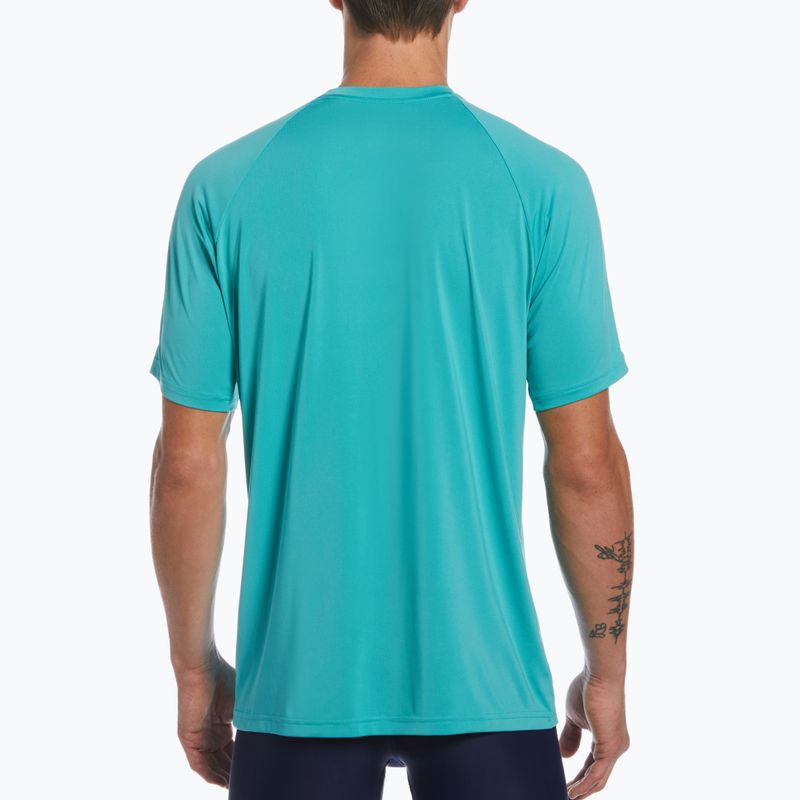 Футболка тренувальна чоловіча Nike Ring Logo бірюзова NESSC666-339 9