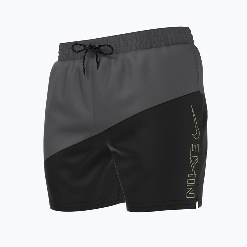 Шорти для плавання чоловічі Nike Block Swoosh 5" Volley чорні NESSC492-001