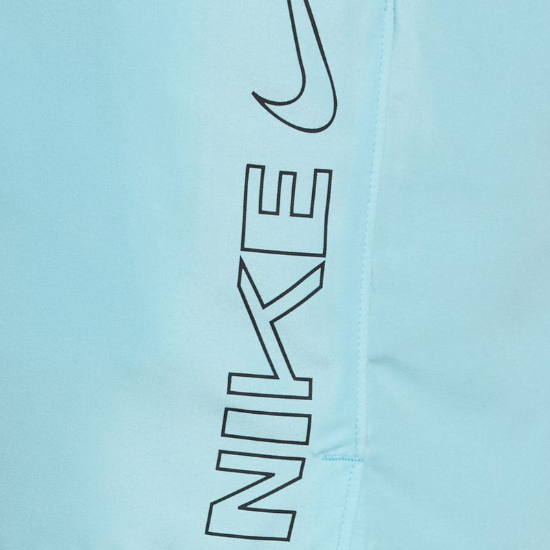 Шорти для плавання чоловічі Nike Block Swoosh 5" Volley блакитні NESSC492-437 6