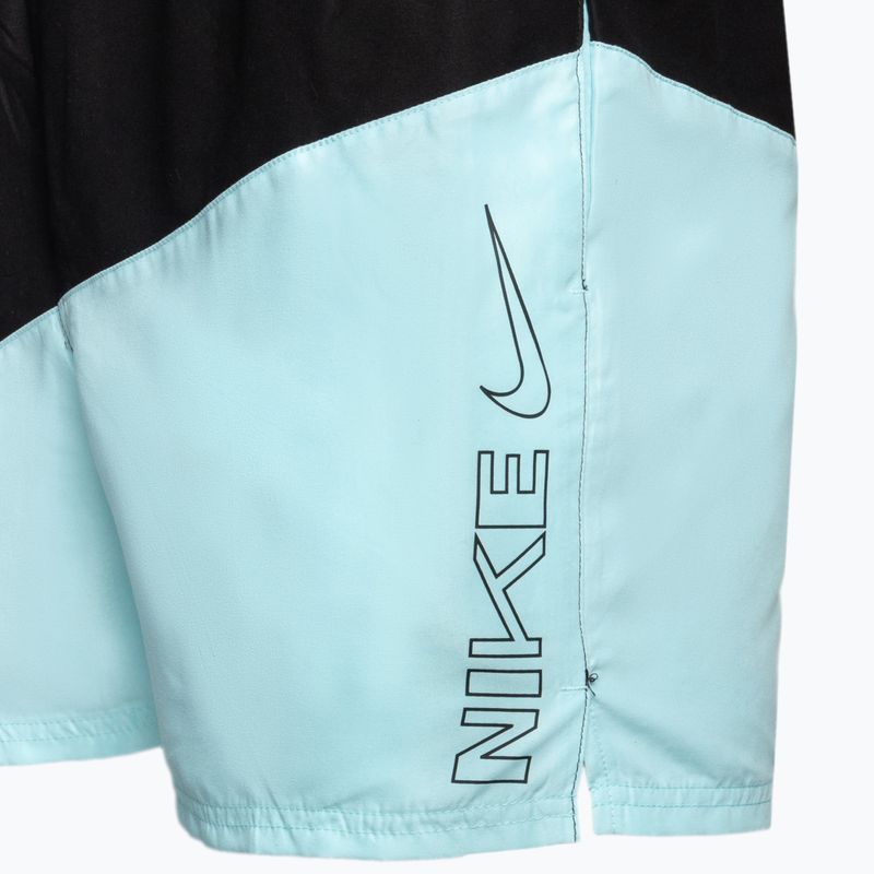 Шорти для плавання чоловічі Nike Block Swoosh 5" Volley блакитні NESSC492-437 3