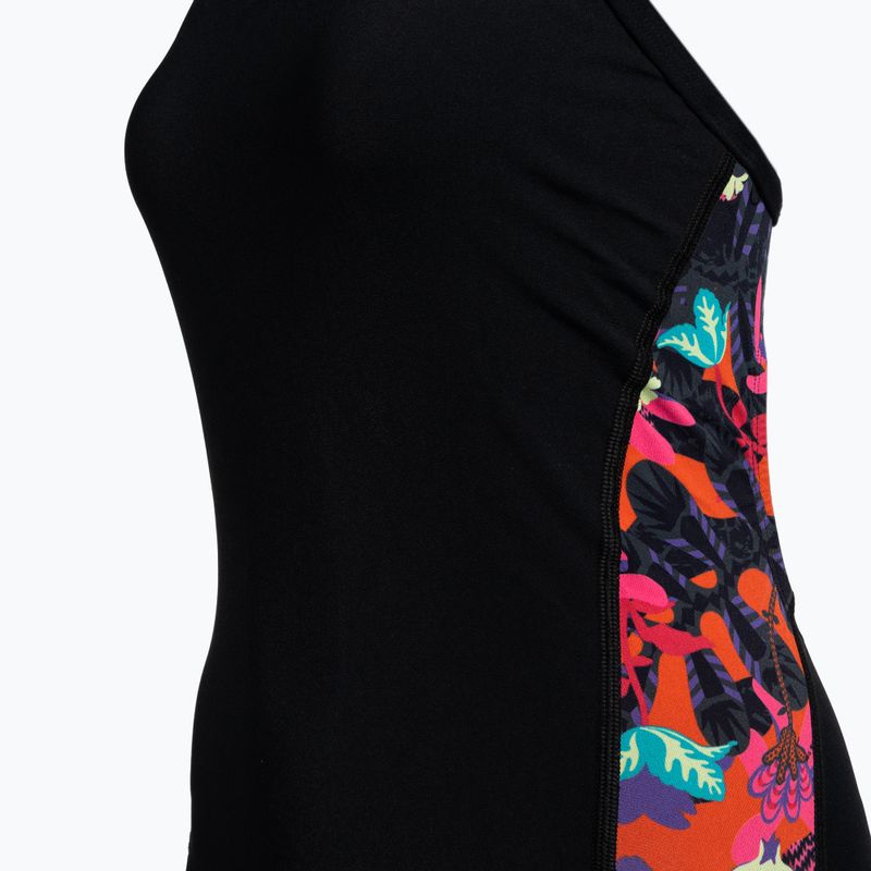 Купальник суцільний жіночий Nike Multiple Print Racerback Splice One чорний NESSC051-001 4