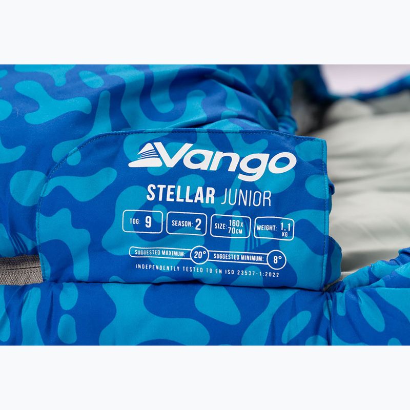 Спальний мішок дитячий Vango Stellar Junior atlantic blue 8