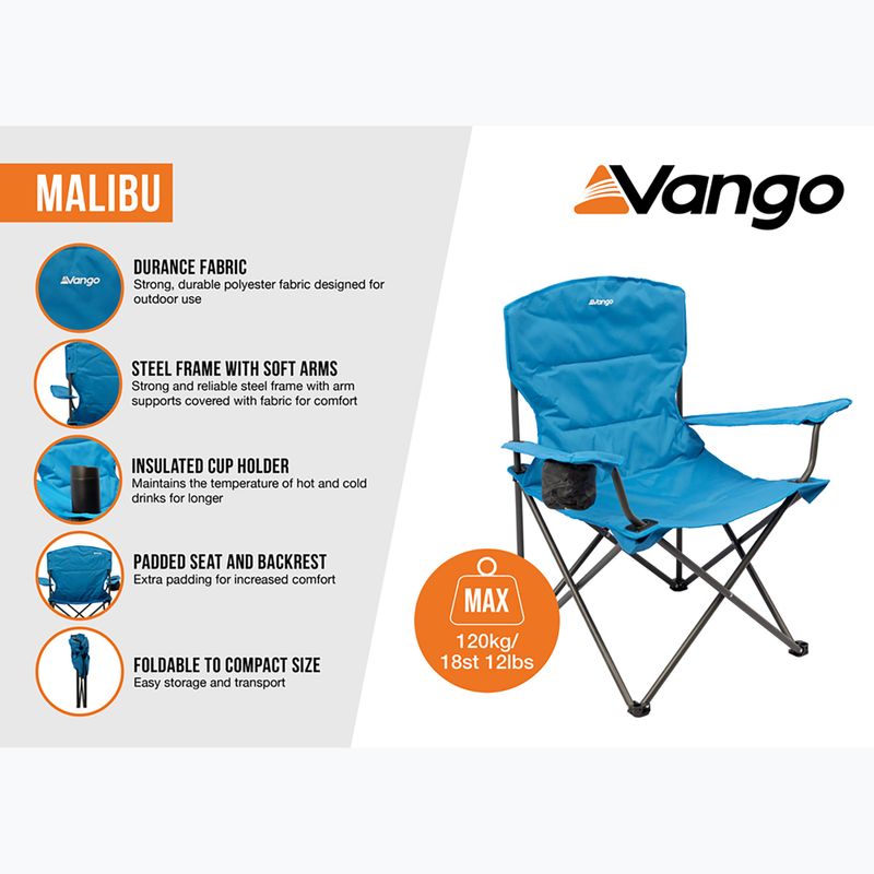 Крісло туристичне Vango Malibu cobalt 7
