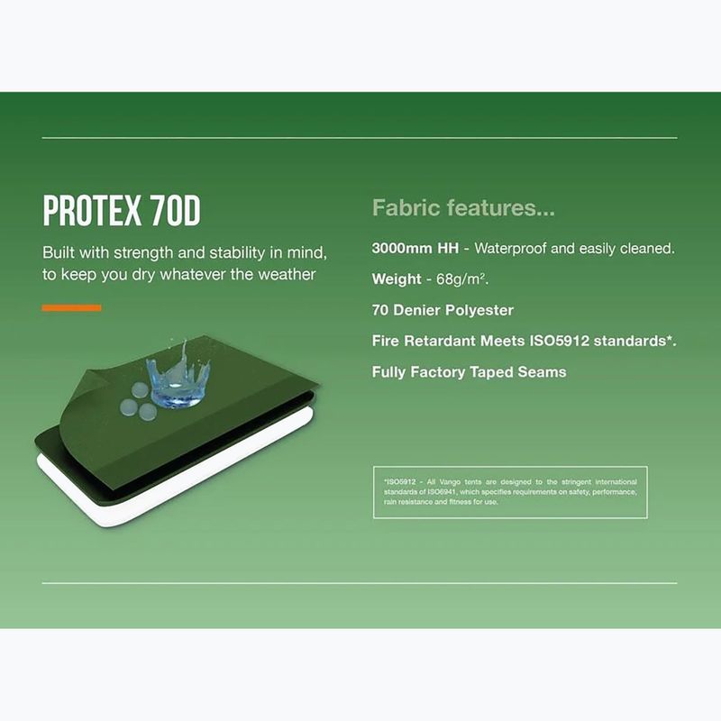 Намет трекінговий тримісний Vango Nevis 300 pamir green 14