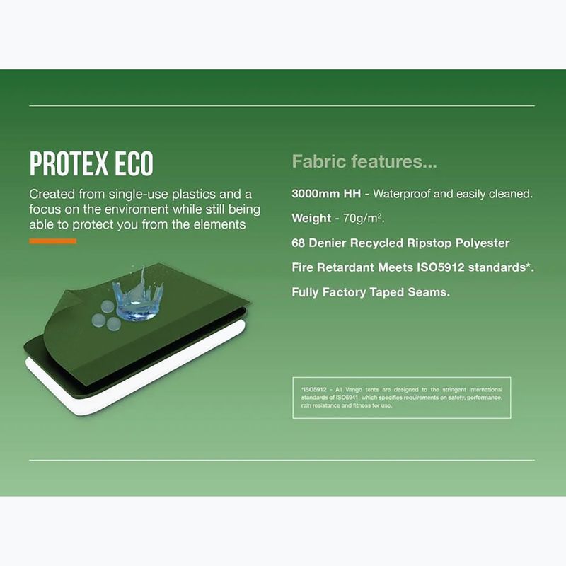 Намет трекінговий двомісний Vango Exedra 200 forest green 13