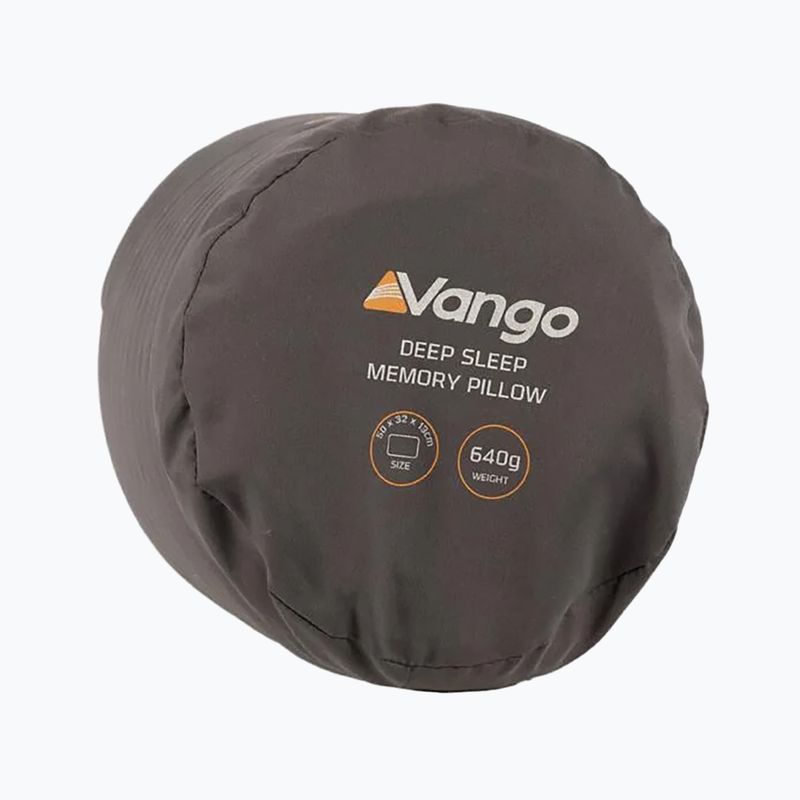 Подушка туристична Vango Deep Sleep Memory shadow grey 4