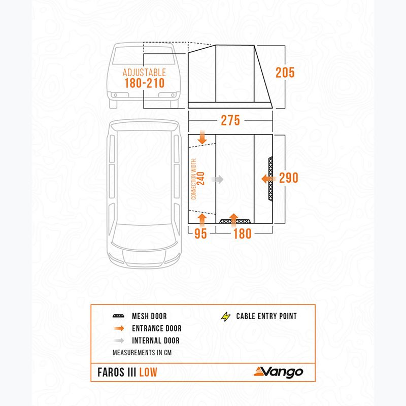 Тамбур для кемпера Vango Faros II Low smoke 10