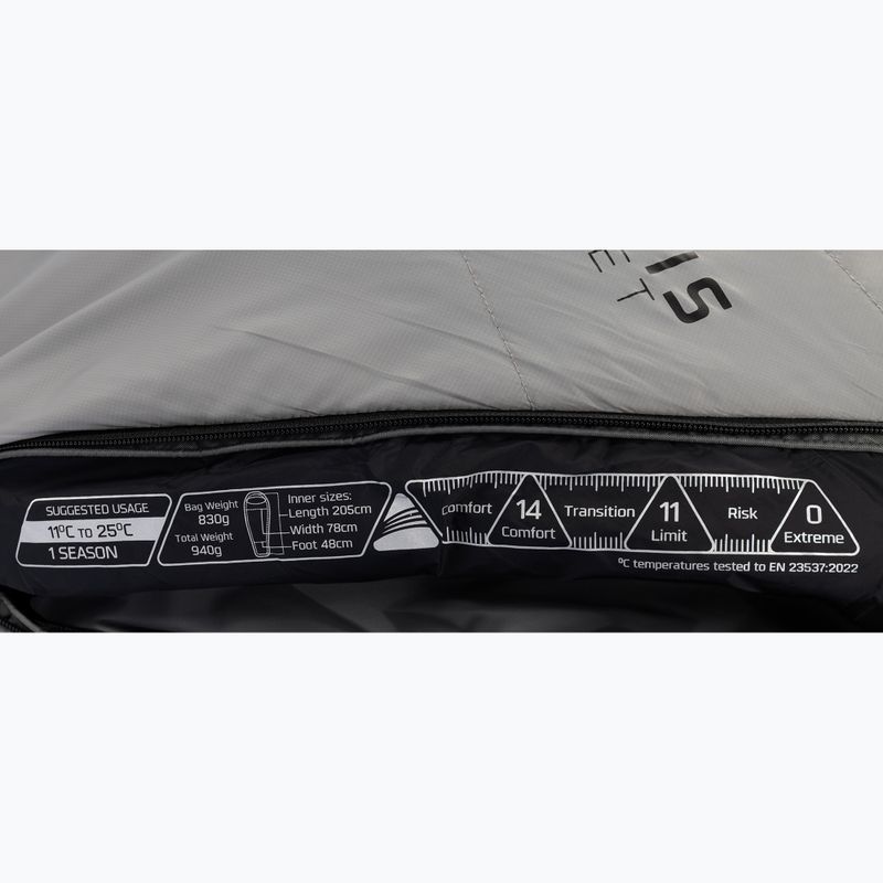 Спальний мішок Vango Mantis Planet grey flannel 11