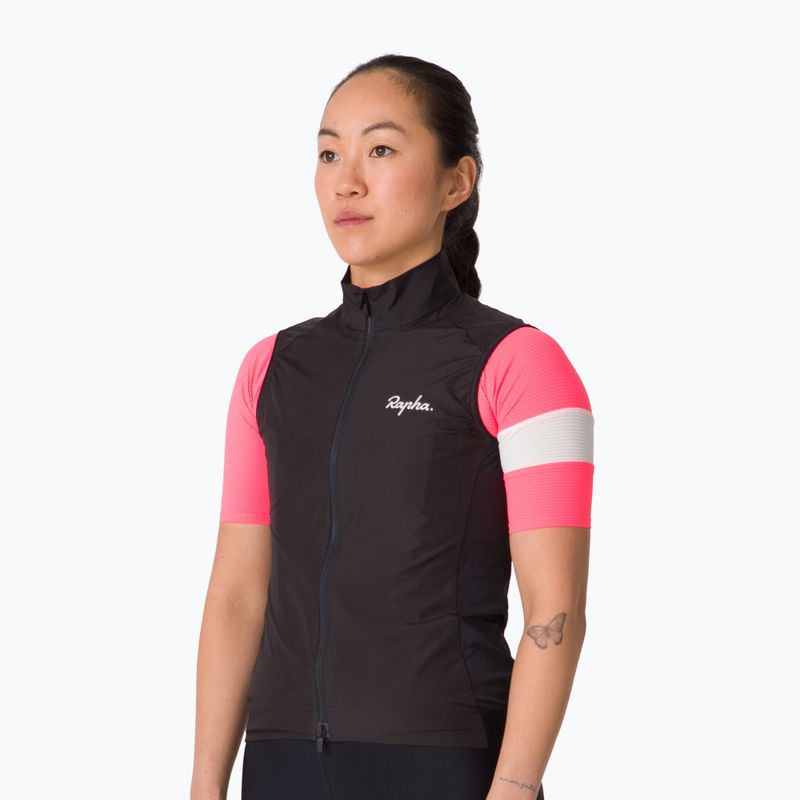 Жилет велосипедний жіночий Rapha Core Gilet black/white 2