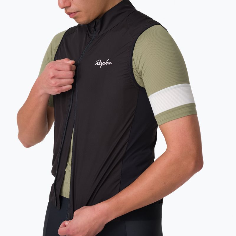 Жилет велосипедний чоловічий Rapha Core Gilet black/white 3