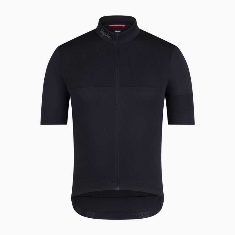 Футболка велосипедна чоловіча Rapha Brevet Element Jersey black/dark grey 5