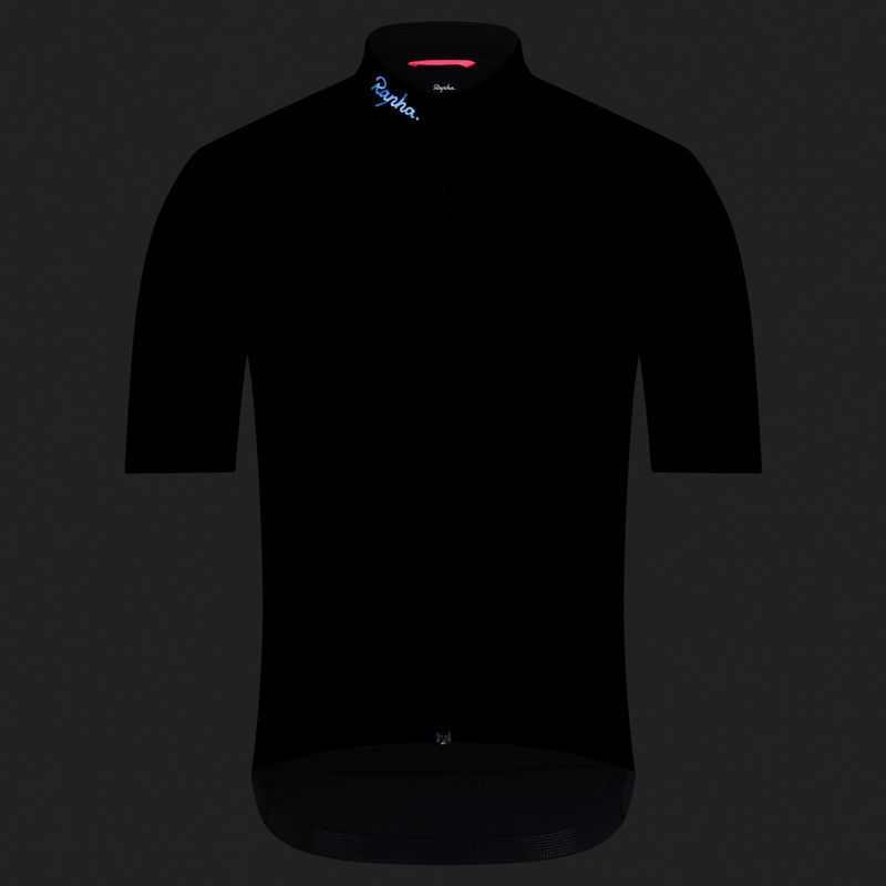 Футболка велосипедна чоловіча Rapha Brevet Element Jersey black/dark grey 7
