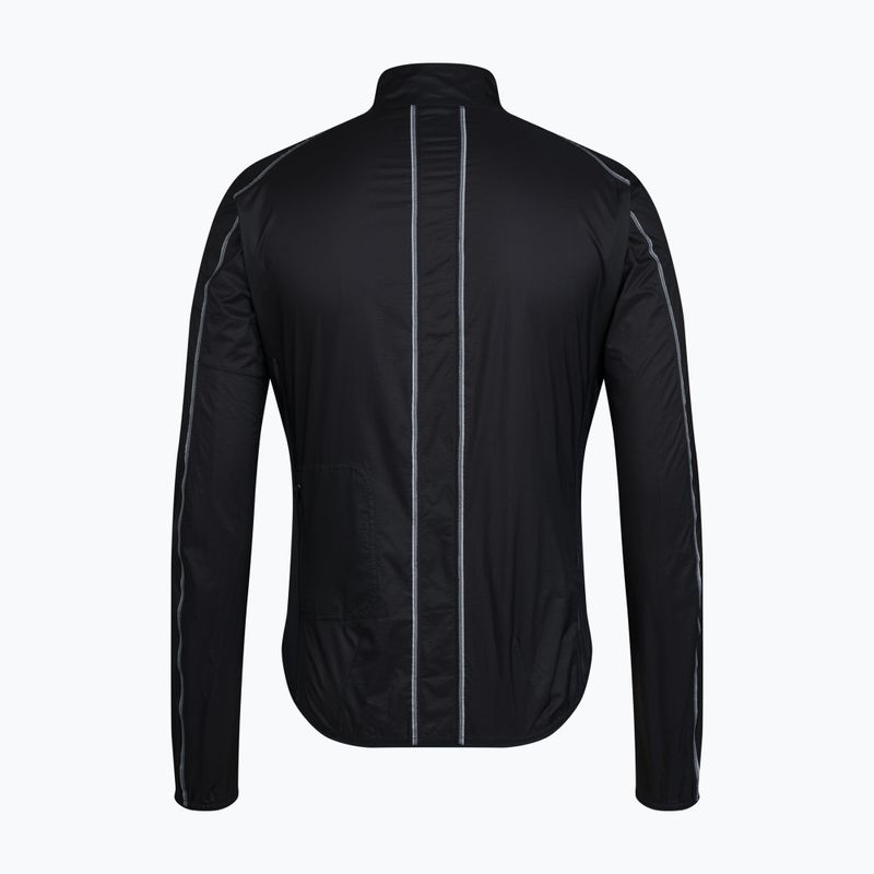 Куртка велосипедна чоловіча Rapha Brevet Element Wind Jacket black/grey 6
