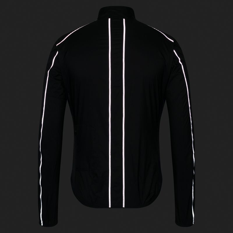 Куртка велосипедна чоловіча Rapha Brevet Element Wind Jacket black/grey 8