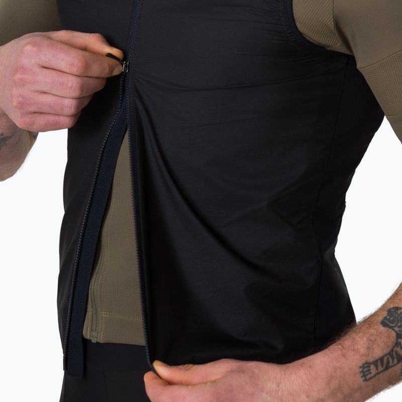 Жилет велосипедний чоловічий Rapha Brevet Element Wind Gilet black/grey 3