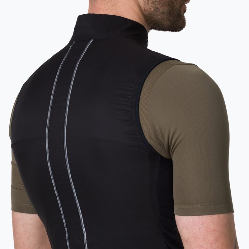 Жилет велосипедний чоловічий Rapha Brevet Element Wind Gilet black/grey 4