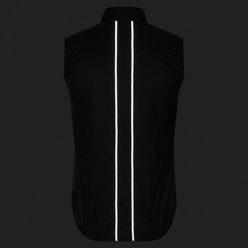 Жилет велосипедний чоловічий Rapha Brevet Element Wind Gilet black/grey 8