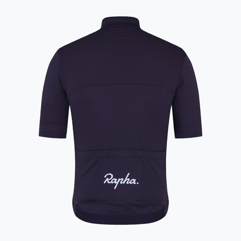 Футболка велосипедна чоловіча Rapha Brevet Element Jersey dusted lilac/black 2