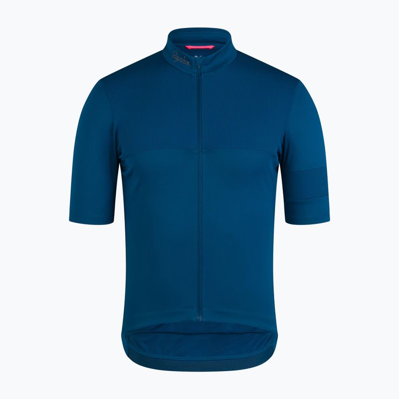Футболка велосипедна чоловіча Rapha Brevet Element Jersey jewelled blue/navy