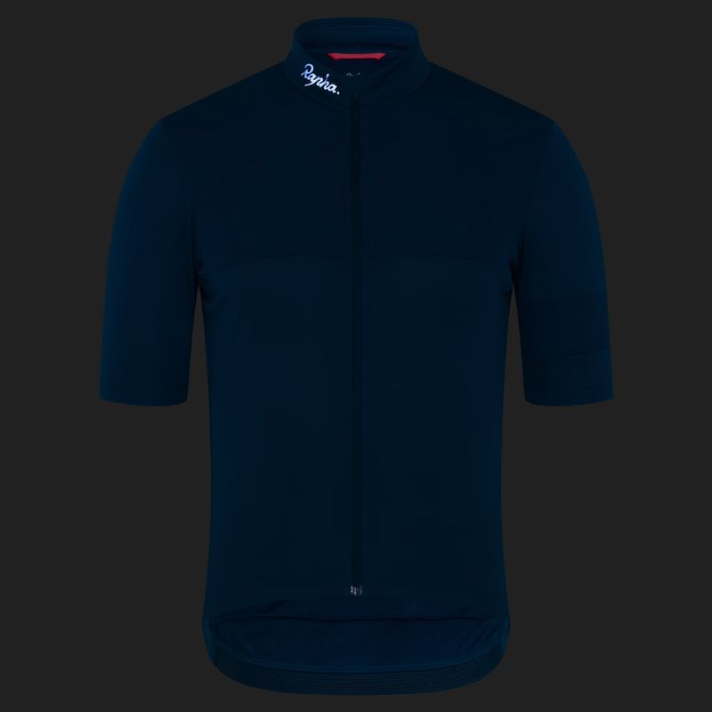 Футболка велосипедна чоловіча Rapha Brevet Element Jersey jewelled blue/navy 3